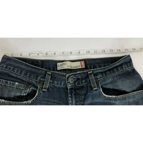 Men's Levi's 569 Loose Straight Jeans Size 31x30 - Picture 8 of 9